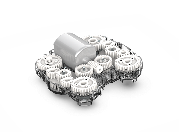 按摩器塑胶齿轮箱